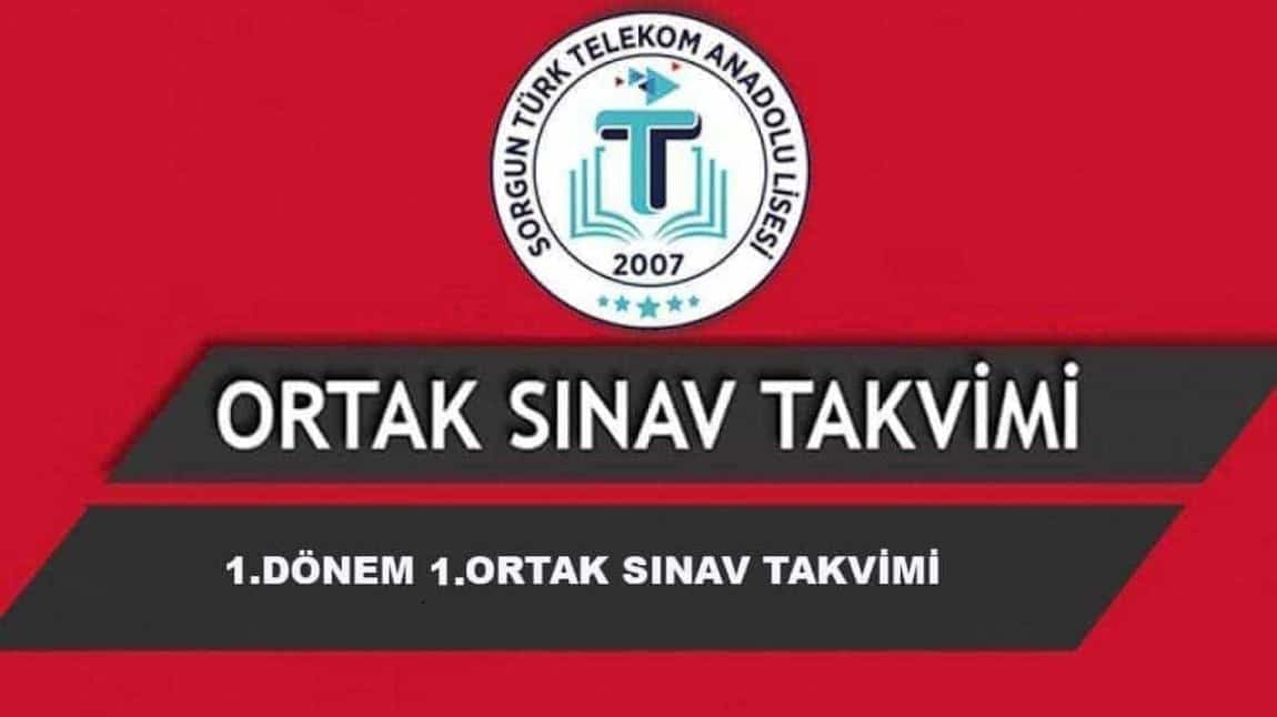 2025-2026 Eğitim YILI 1.DÖNEM  1.YAZILI SINAV TARİHLERİ AÇIKLANMIŞTIR